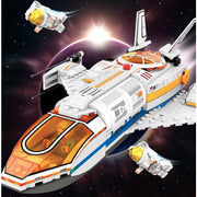 397PCS Space NASA Shuttle Model Astronaut Figure Toy Building Block Brick Gift Kids Compatible Lego